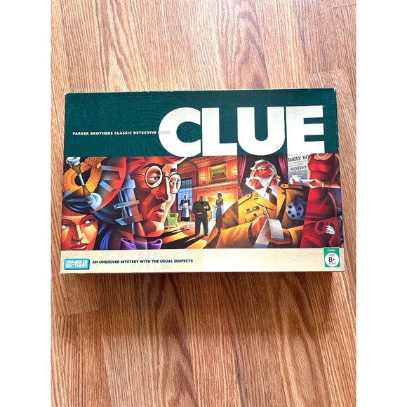Clue Parker Brothers Classic Detective Board Game 3-6 Players Ages 8+ strategy - Picture 1 of 8